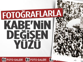 Kabe'nin değişen yüzü fotoğrafları