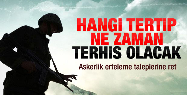 Hangi Tertip Ne Zaman Terhis Olacak?