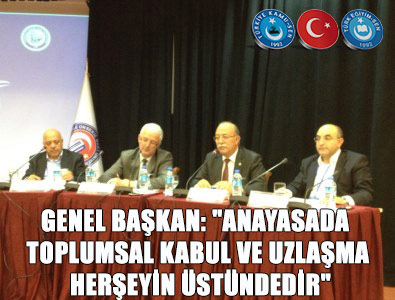 Koncuk, Yeni Anayasa Konusunda Konuştu