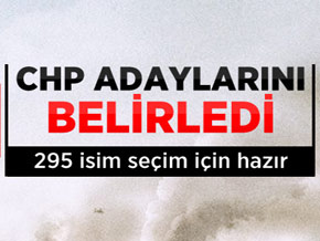 CHP Yerel Seçimde 295 Adayını Belirledi
