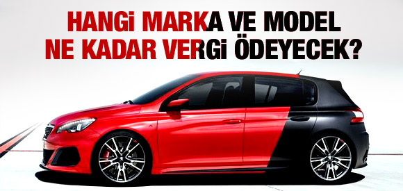 Marka ve Modele Göre Araba Vergileri!