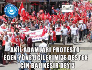 Akil Adamlar Protestocularına Destek