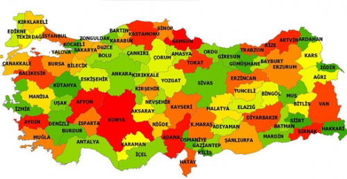 6 İl ve 12 İlçe İçin Önerilen Yeni İsimler