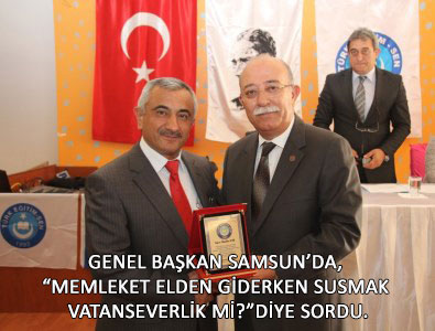 Memleket elden giderken susmak...