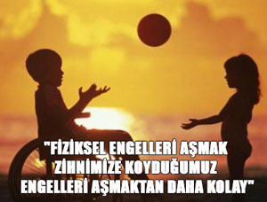 İsmail Koncuk'un Dünya Engelliler günü açıklaması