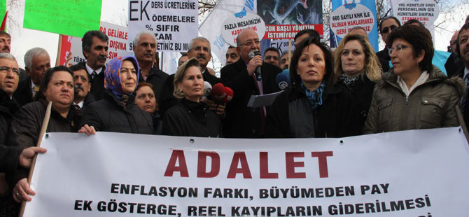 Meclis Önünde Bütçe Protestosu