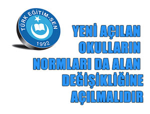 Yeri açılan okullar alan değişikliğinde açılsın