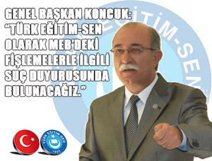 MEB'deki Fişleme iddialarına tepki