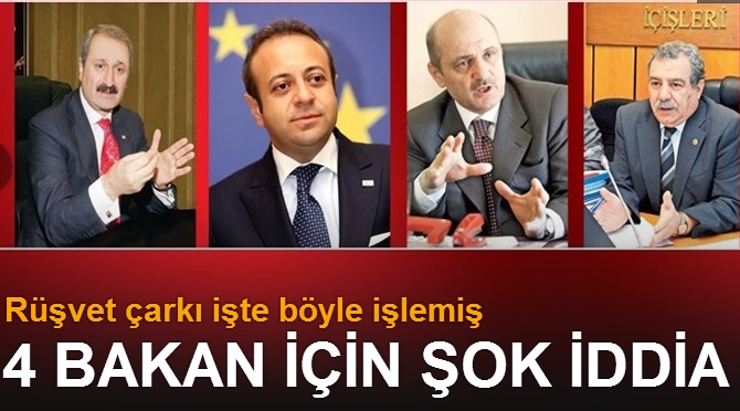 4 Bakan için şok iddialar