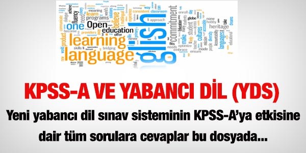 YDS'nin KPSS-A'ya etkisi nedir?