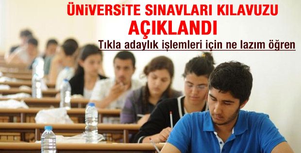 ÖSYS kılavuzu yayınladı