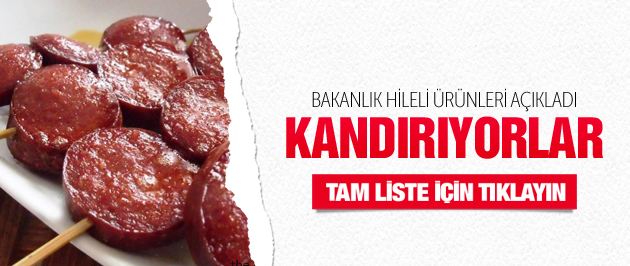 Bu markaları sofradan uzak tutun!