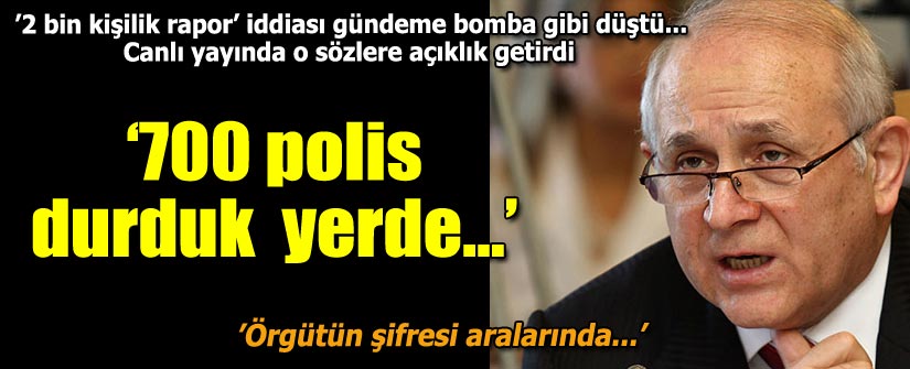 Burhan Kuzu'dan 2 bin kişilik rapor iddiası