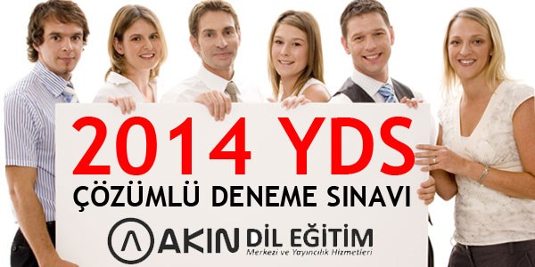 2014 YDS için Çözümlü Deneme Sınavı