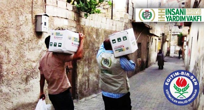 Eğitim Bir Sen'den İnsani Yardım Vakfına Destek