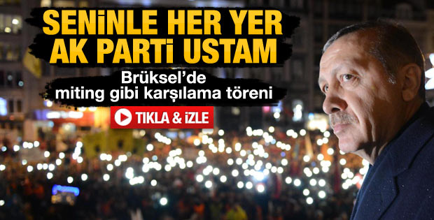 Başbakan Erdoğan Brüksel'de konuştu