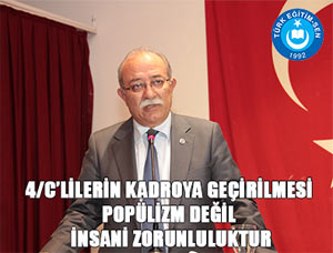 4/C'lilerin Kadro Olayında Popülizm Yapılıyor
