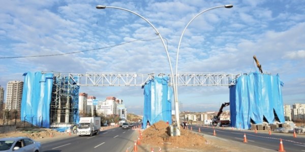Ankara'ya yapılacak 5 kapının maliyeti 25 milyon lira