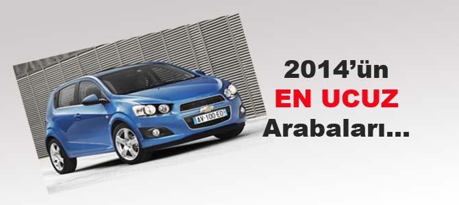 2014'ün en ucuz arabaları