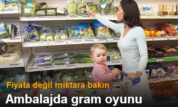 Ambalajlarda gizli zam oyunu