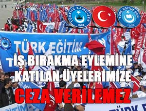 İş Bırakma Eylemine Ceza Verilemez