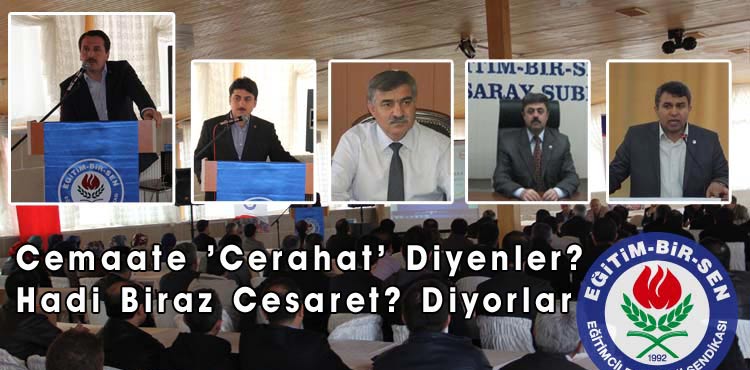 Cemaate 'Cerahat' Diyenler? Hadi Biraz ...
