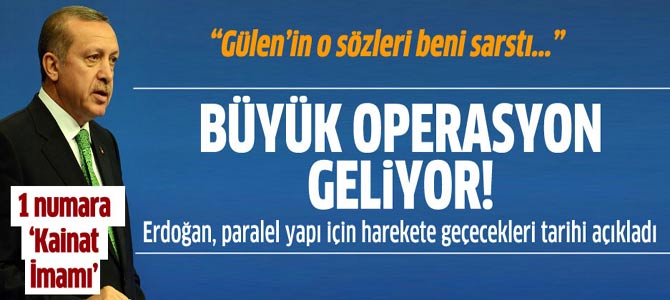 Erdoğan büyük operasyonun tarihini açıkladı