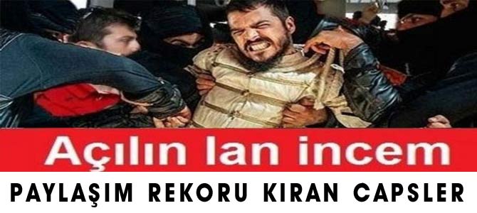 Paylaşım rekoru kıran capsler