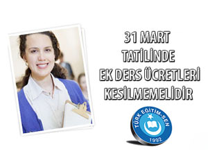 31 Martta Ek Ders Kesilmesin