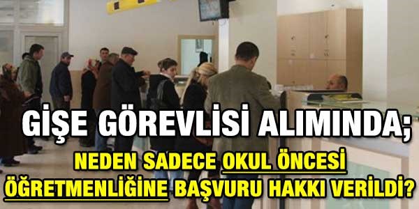 PTT neden sadece okul öncesi öğretmenliğini seçti?