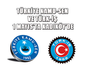 Çalışanlar 1 Mayıs'ta Kadıköy'de