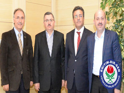 Eğitim-Bir-Sen'den Müsteşar Özçelik'e Ziyaret