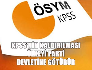 KPSS'nin Kaldırılması Girşimine Tepki