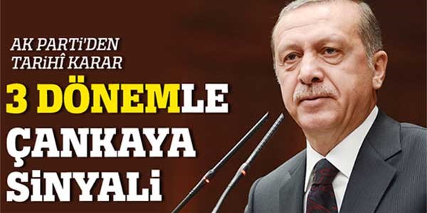 3 dönemle, Çankaya sinyali verildi