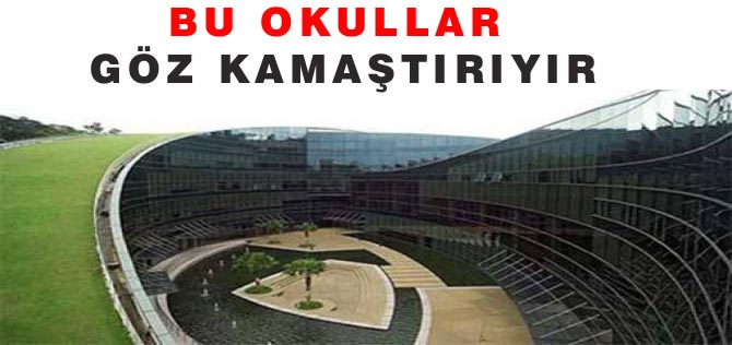 Bu okullar göz kamaştırıyor