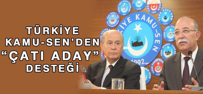 Kamu-Sen'den Çatı Aday Desteği