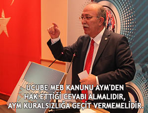 AYM, MEB'de Kuralsızlığa Geçit Vermemeli