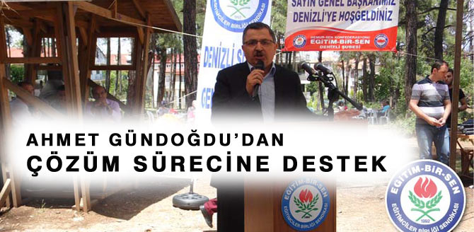 Gündoğdu'dan Çözüm Sürecine Destek