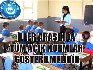 İller Arası Atamada Açık Normlar Gösterilmelidir