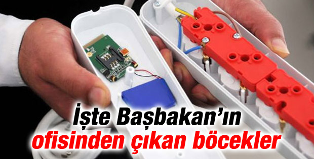 Erdoğan'ın ofisinden çıkan böcekler