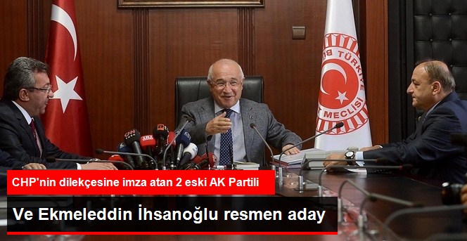 CHP ve MHP İhsanoğlu İçin TBMM'ye Başvurdu
