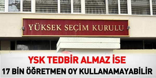 Yer değiştiren memurlar ve YSK dikkat