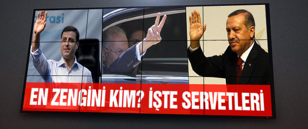 Cumhurbaşkanı adayları mal varlıkları