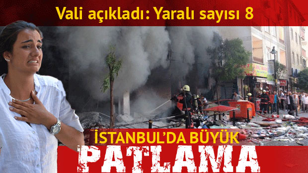 Zeytinburnu'nda patlama
