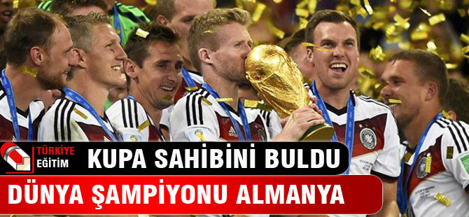 Dünya şampiyonu Almanya!