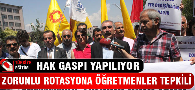 Torba Yasa'da Öğretmen Rotasyonuna Tepki