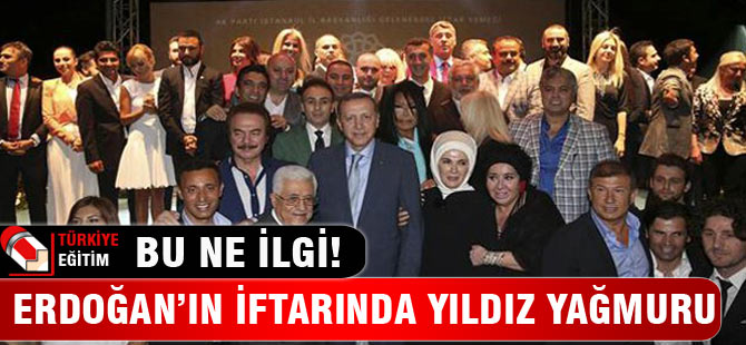 İftarda yıldız yağmuru
