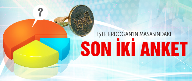 Erdoğan'ın masasındaki son anketler