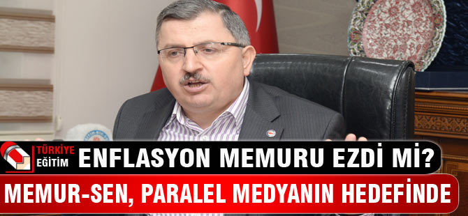 Enflasyon memuru ezdi mi?