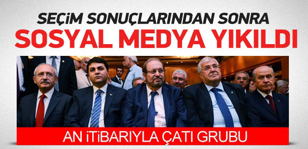 Seçim sonuçları sosyal medyada
